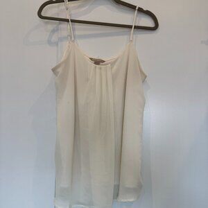 BANANA REPUBLIC Cream Layered Chiffon Cami – Size L